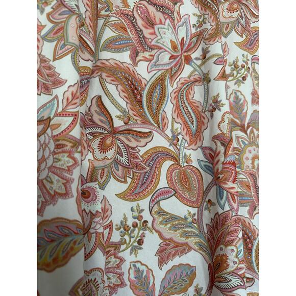 ZIMMERMANN Ladybeetle Paisley Floral Turtleneck Top Size 3/Large - Picture 5 of 15